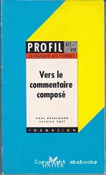 Vers le commentaire composé