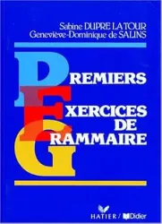 Premiers exercices de grammaire(Péd) (Ped_1)