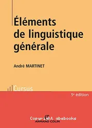 Element de linguistique générale