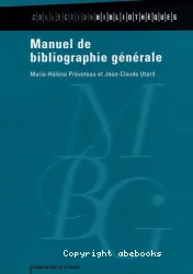 Manuel de bibliographie générale