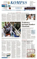 Kompas, N°679 - 13/11/2024 - Prabowo: Korupsi Kanker Ekonomi