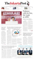 The Jakarta Post, N°483 - novembre 2024 - Prabowo calls for free, fair trade at APEC