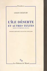 L'ile déserte et autres textes