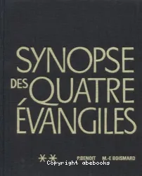 Synopse des quatre évangiles en Français