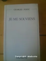 Je me souviens