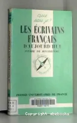 Les Ecrivains français d'aujourd'hui