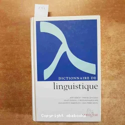 Dictionnaire de linguistique