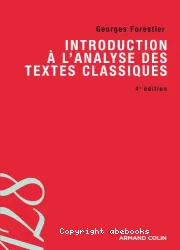 Introduction à l'analyse des textes classiques