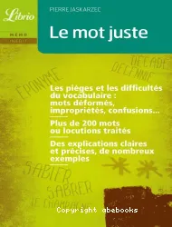 Le Mot juste