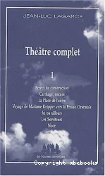 Théâtre complet 1