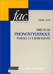 Précis de phonostylistique