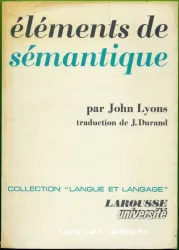 Eléments de sémantique