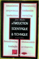 La Traduction scientifique et technique