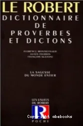 Dictionnaire de proverbes et dictons