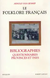 Bibliographies, questionnaires, provinces et pays