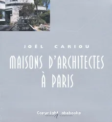 Maison d'architectes à Paris