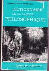 Dictionnaire de la langue philosophique