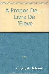 A propos de ...Manuel de fran]cais langue étrangère pour le niveau intermédiaire (Ped_1)