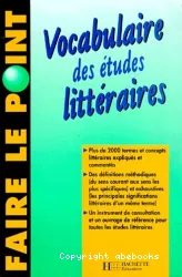 Vocabulaire des études littéraires