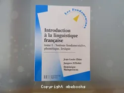 Introduction à la linguistique fran]caise T1