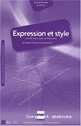 Expression et Style : corrigés des excercices